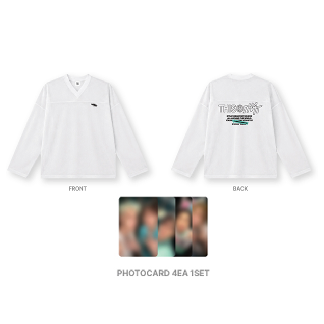 [PRE-ORDER EVENT] Stray Kids THIS & THAT POP-UP STORE OFFICIAL MD MESH LONG SLEEVE