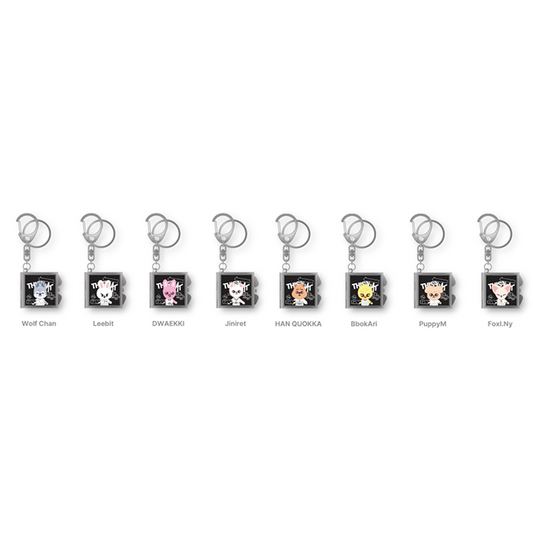 [PRE-ORDER EVENT] Stray Kids THIS & THAT POP-UP STORE OFFICIAL MD SKZOO MIRROR KEYRING