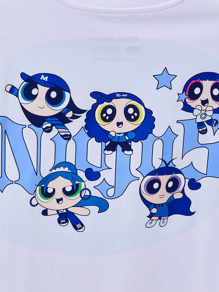 THE POWERPUFF GIRLS x NJ T-SHIRTS (WHITE)