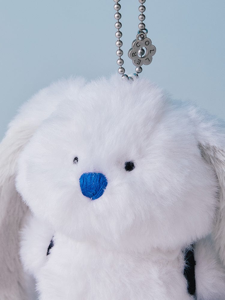 NewJeans NJ X COLLER BUNNY PLUSH KEYRING (WHITE)