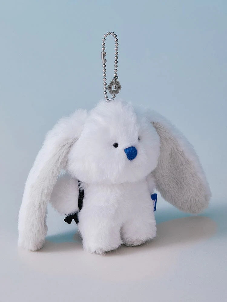 NewJeans NJ X COLLER BUNNY PLUSH KEYRING (WHITE)