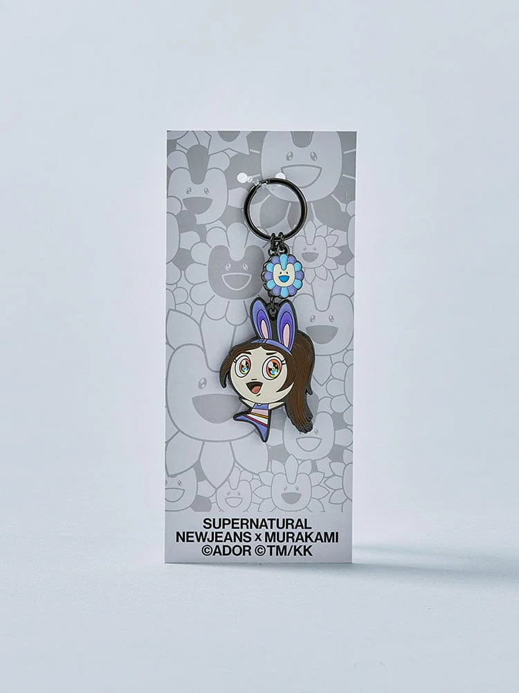 NewJeans Supernatural POP-UP NewJeans X MURAKAMI MD METAL KEYRING