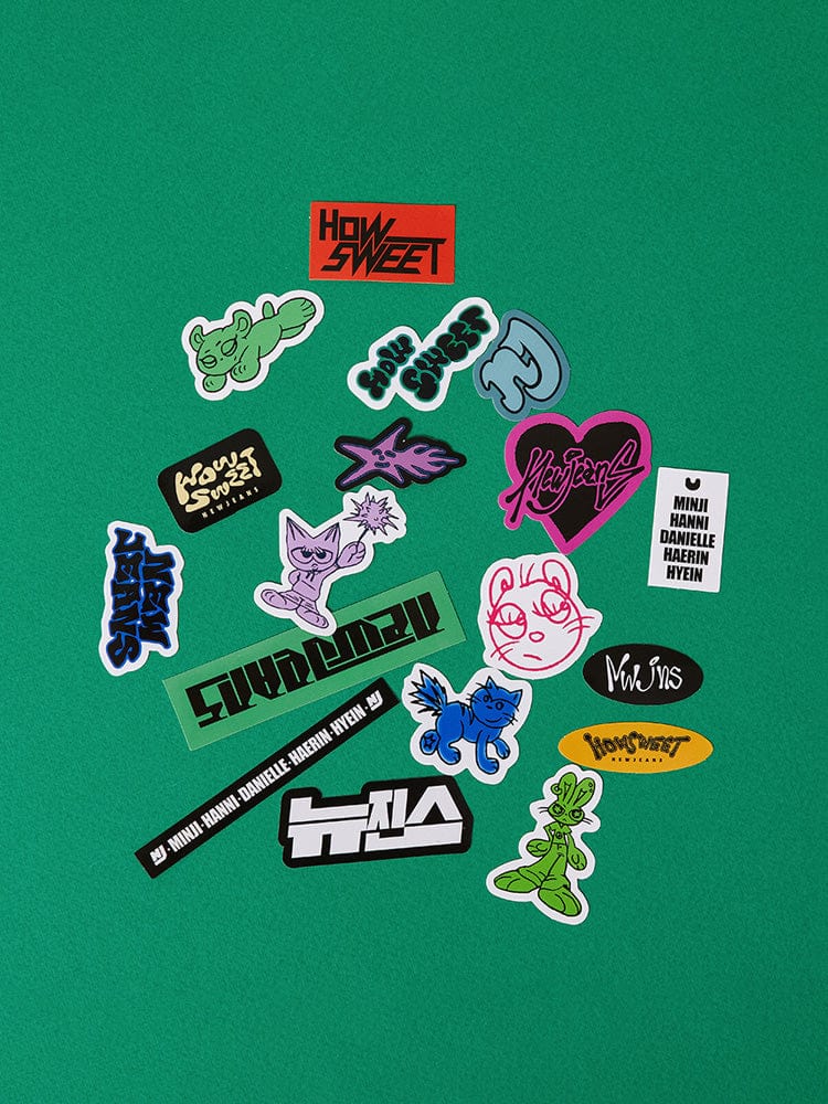 NJ How Sweet PVC STICKER PACK