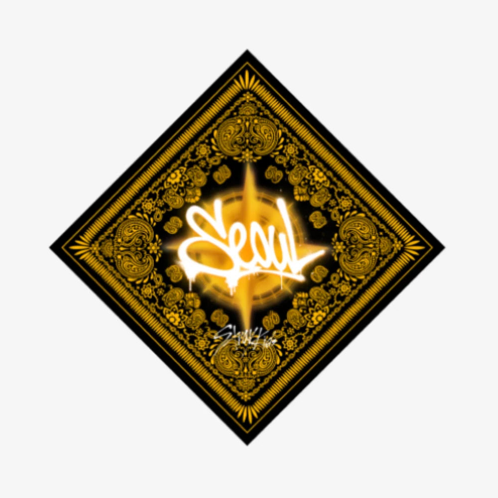 [PRE-ORDER EVENT] Stray Kids ODD & FRESH POP-UP OFFICIAL MD BANDANA SEOUL Ver.