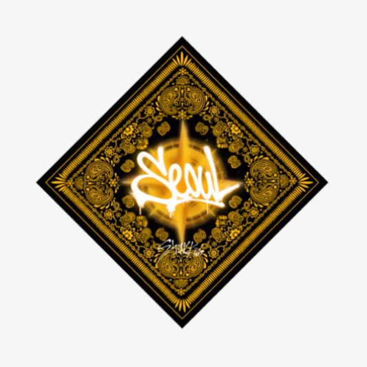[PRE-ORDER EVENT] Stray Kids ODD & FRESH POP-UP OFFICIAL MD BANDANA SEOUL Ver.