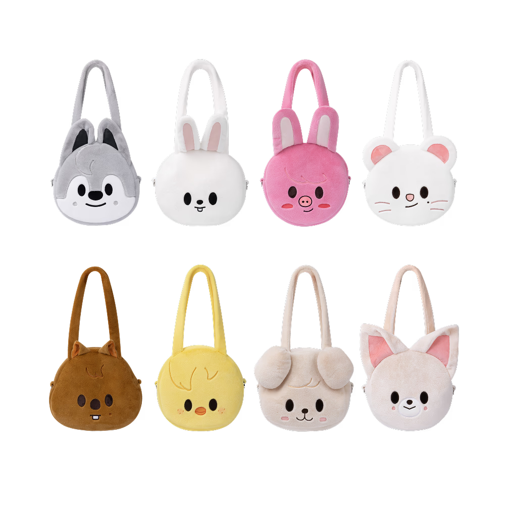 [FAST DELIVERY] Stray Kids SKZOO EVERYWHERE ALL AROUND THE WORLD in SEOUL POP-UP STORE OFFICIAL MD SKZOO FACE SHOULDER BAG