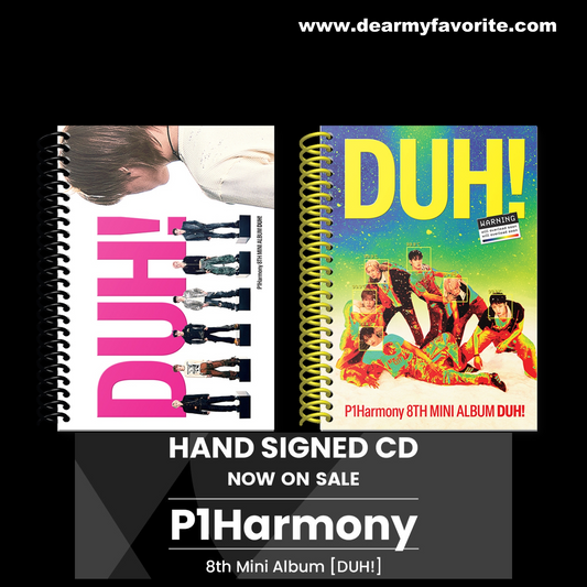 [PRE-ORDER BENEFIT] *SIGNED* P1Harmony 8TH MINI ALBUM DUH!
