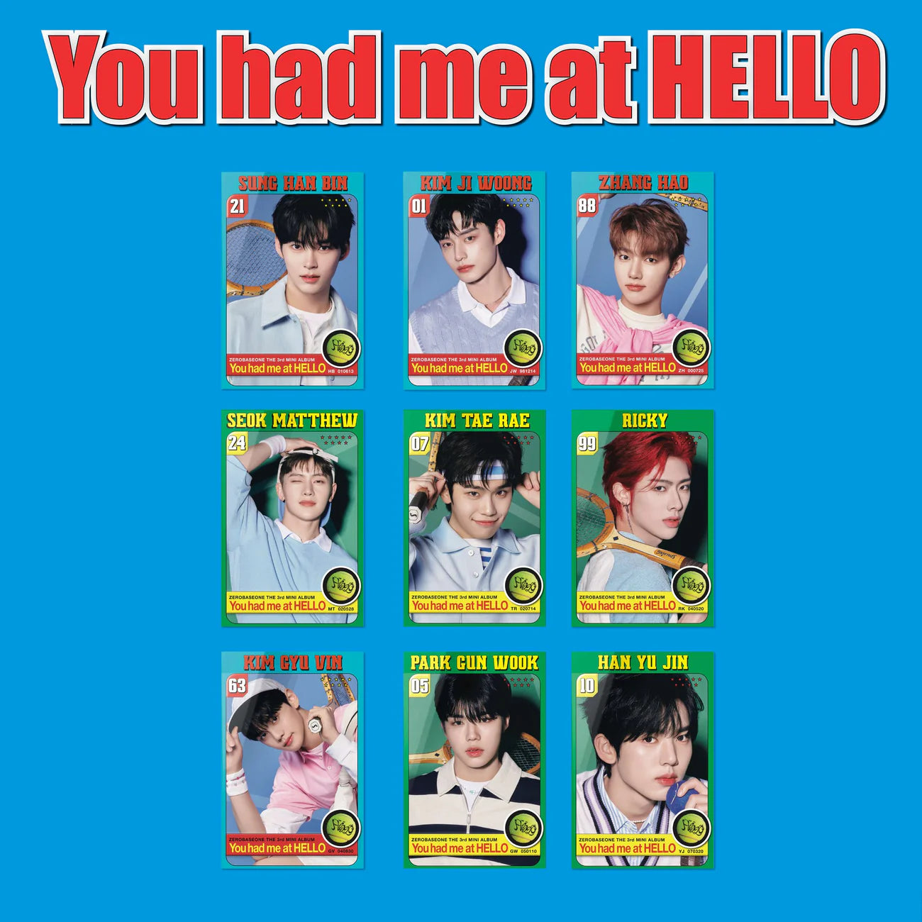 ZEROBASEONE 3RD MINI ALBUM You had me at HELLO ZEROSE ver. (POCAALBUM)