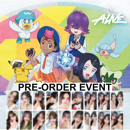 [PRE-ORDER BENEFIT] IVE 2nd Japan Album ALIVE Limited Edition Pokemon ver.