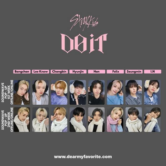 Stray Kids SKZ IT TAPE DO IT POP-UP STORE BENEFIT OFFICIAL PHOTOCARD