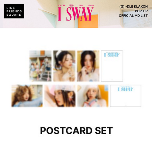 [PRE-ORDER] (G)I-DLE KLAXON POP-UP OFFICIAL MD POSTCARD SET