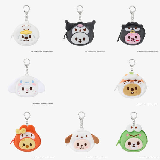 [PRE-ORDER BENEFIT] Stray Kids World Tour RUN IT JAPAN OFFICIAL MD SKZOO×SANRIO CHARACTERS BUTTON BADGE POUCH
