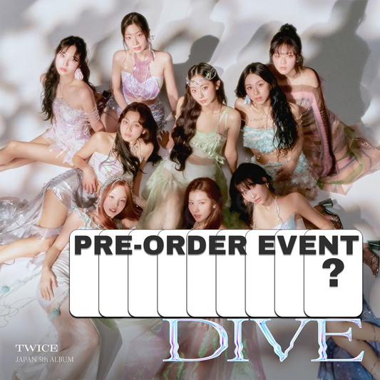 [PRE-ORDER BENEFIT] TWICE 5th Jpanese Album DIVE (Regular Edition)