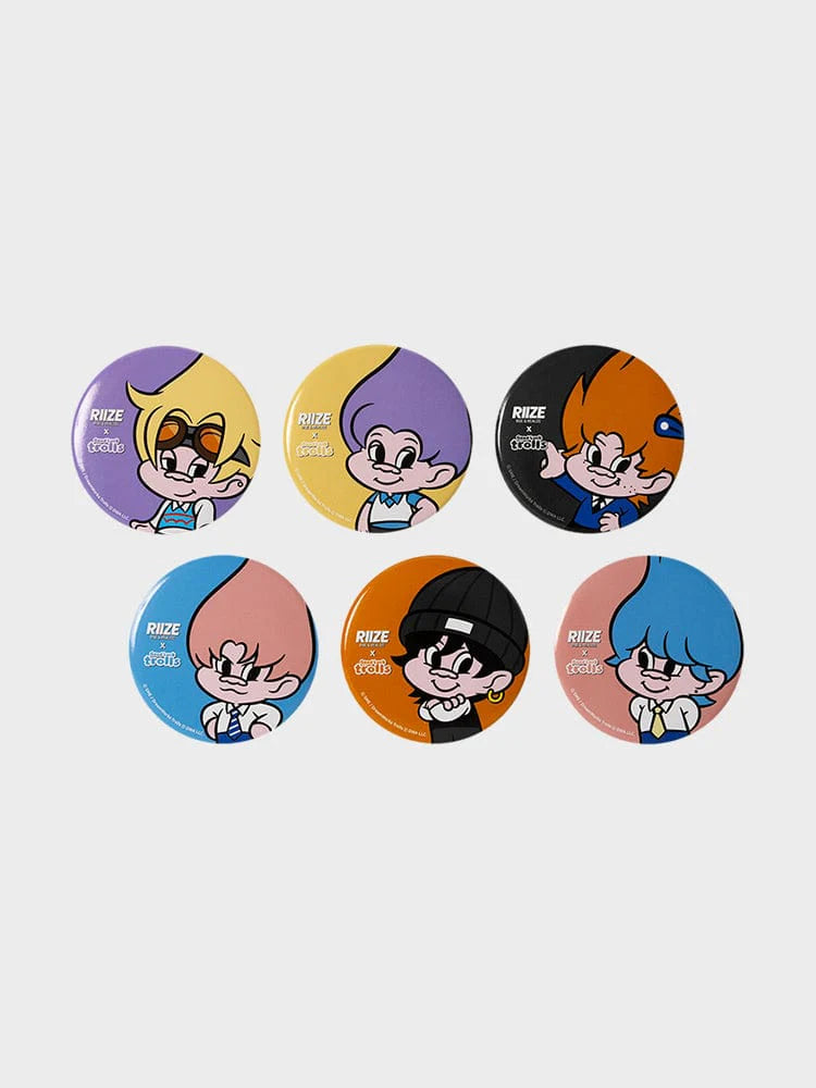 [PRE-ORDER EVENT] RIIZE X Good Luck Trolls OFFICIAL MD MIRROR BUTTON