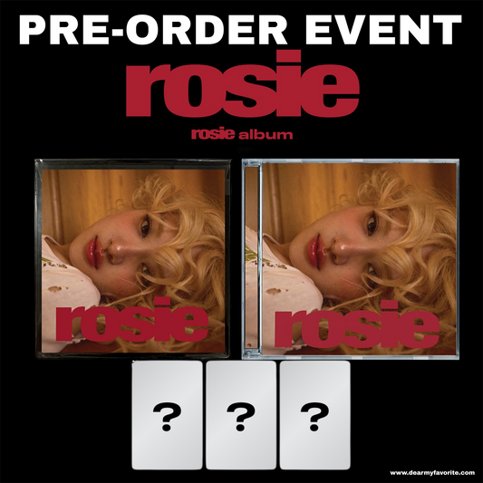 [PRE-ORDER BENEFIT] BLACK PINK ROSÉ 1st Studio Album rosie