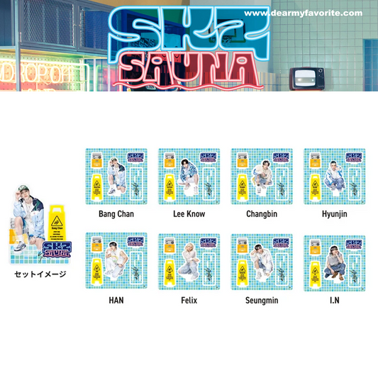 [PRE-ORDER EVENT] Stray Kids JAPAN POP UP STORE 2025 SKZ SAUNA OFFICIAL MD ACRYLIC STAND