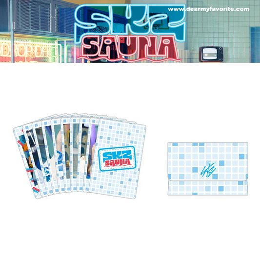 [PRE-ORDER EVENT] Stray Kids JAPAN POP UP STORE 2025 SKZ SAUNA OFFICIAL MD PHOTO CARD SET
