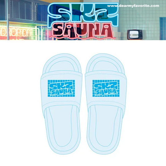 [PRE-ORDER EVENT] Stray Kids JAPAN POP UP STORE 2025 SKZ SAUNA OFFICIAL MD SANDALS