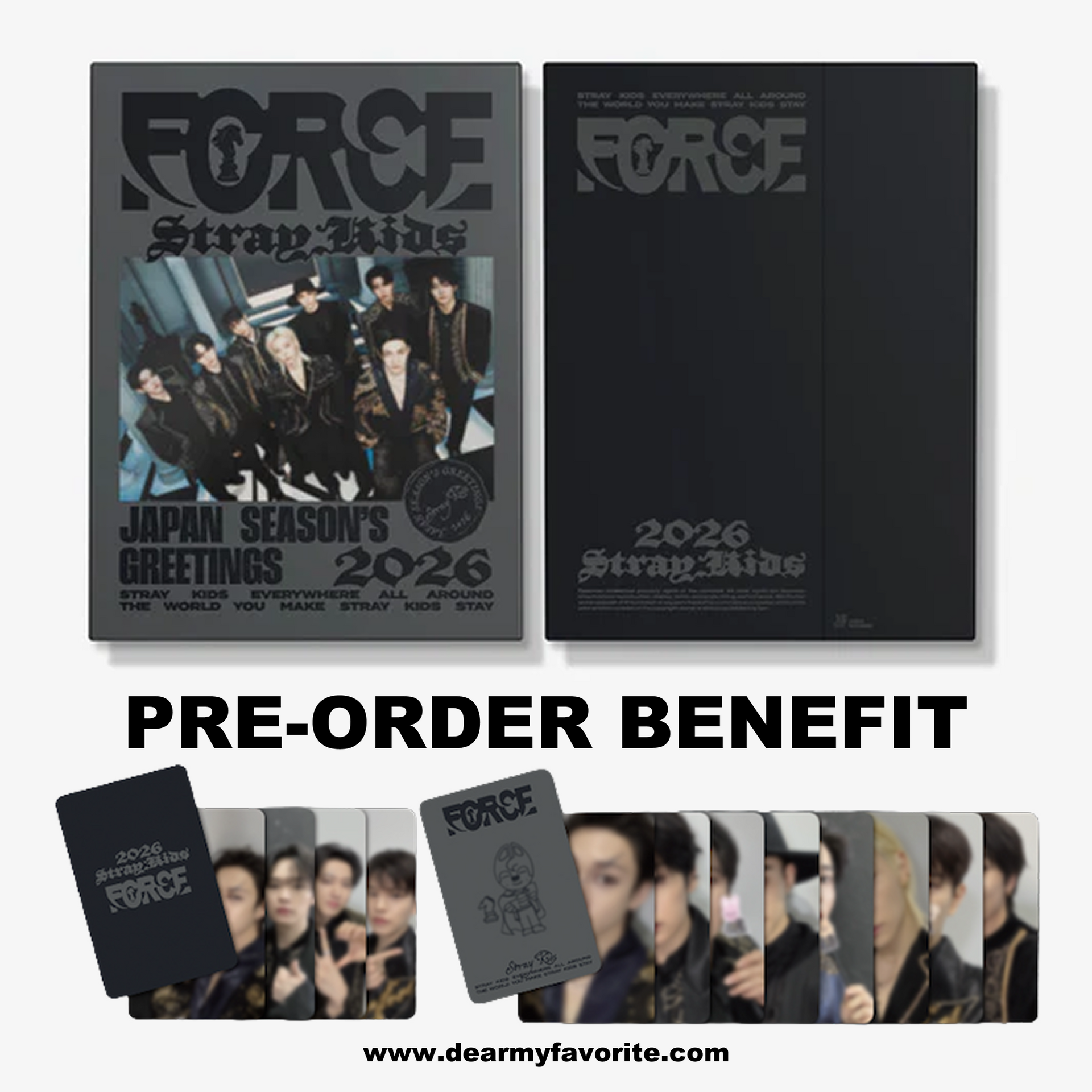PRE-ORDER BENEFIT] Stray Kids JAPAN 2026 SEASON'S GREETINGS “FORCE