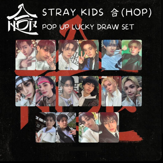 [PRE-ORDER] Stray Kids 合 (HOP) POP-UP OFFICIAL LUCKY DRAW PHOTOCARD