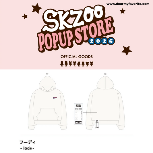 [PRE-ORDER EVENT] Stray Kids JAPAN SKZOO POP UP STORE 2025 OFFICIAL MD HOODIE