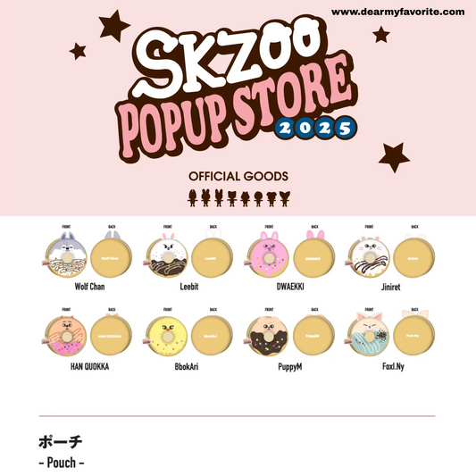 [PRE-ORDER EVENT] Stray Kids JAPAN SKZOO POP UP STORE 2025 OFFICIAL MD POUCH