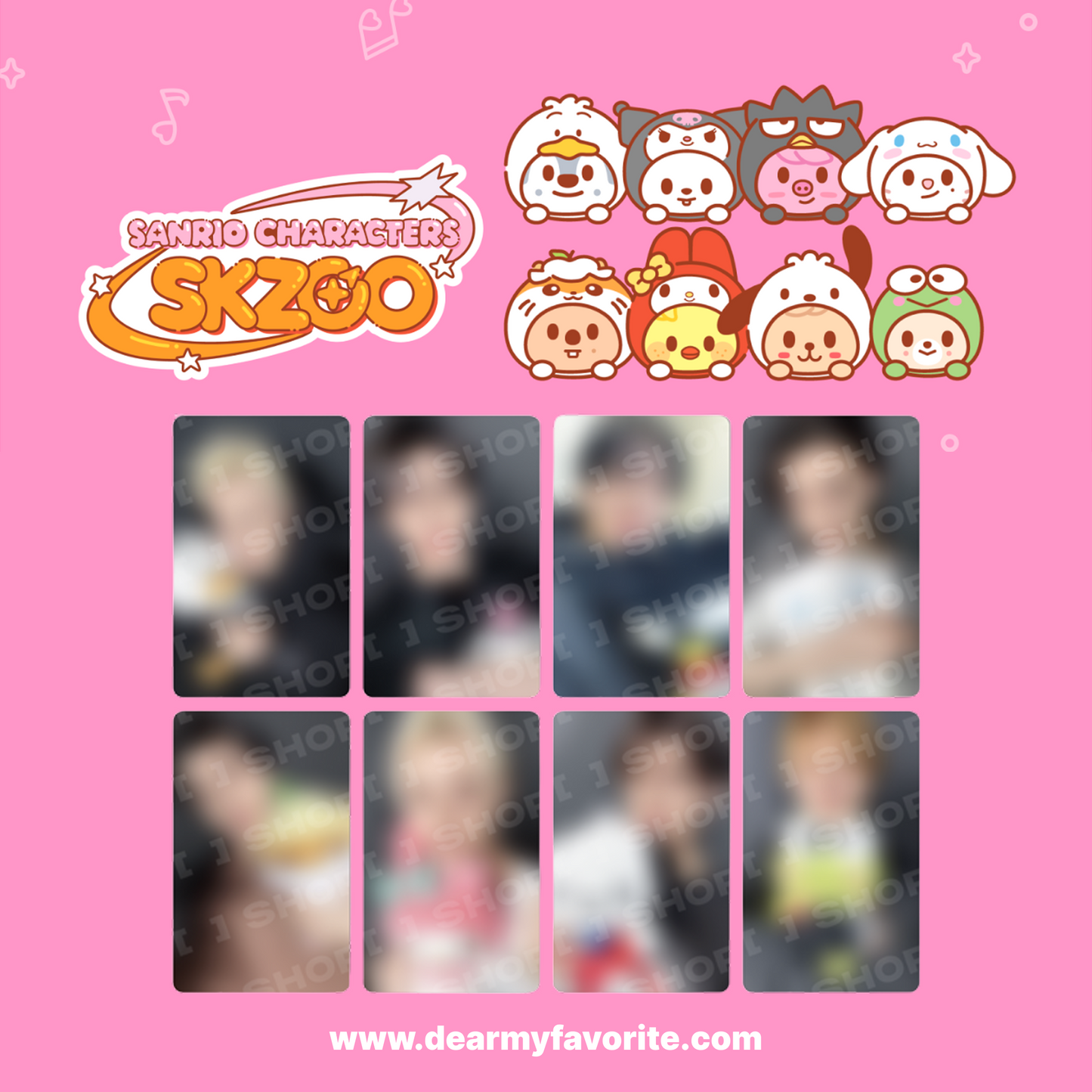 [PRE-ORDER EVENT] Stray Kids SKZOO X SANRIO CHARACTERS OFFICIAL ONLINE BENEFIT PHOTOCARD