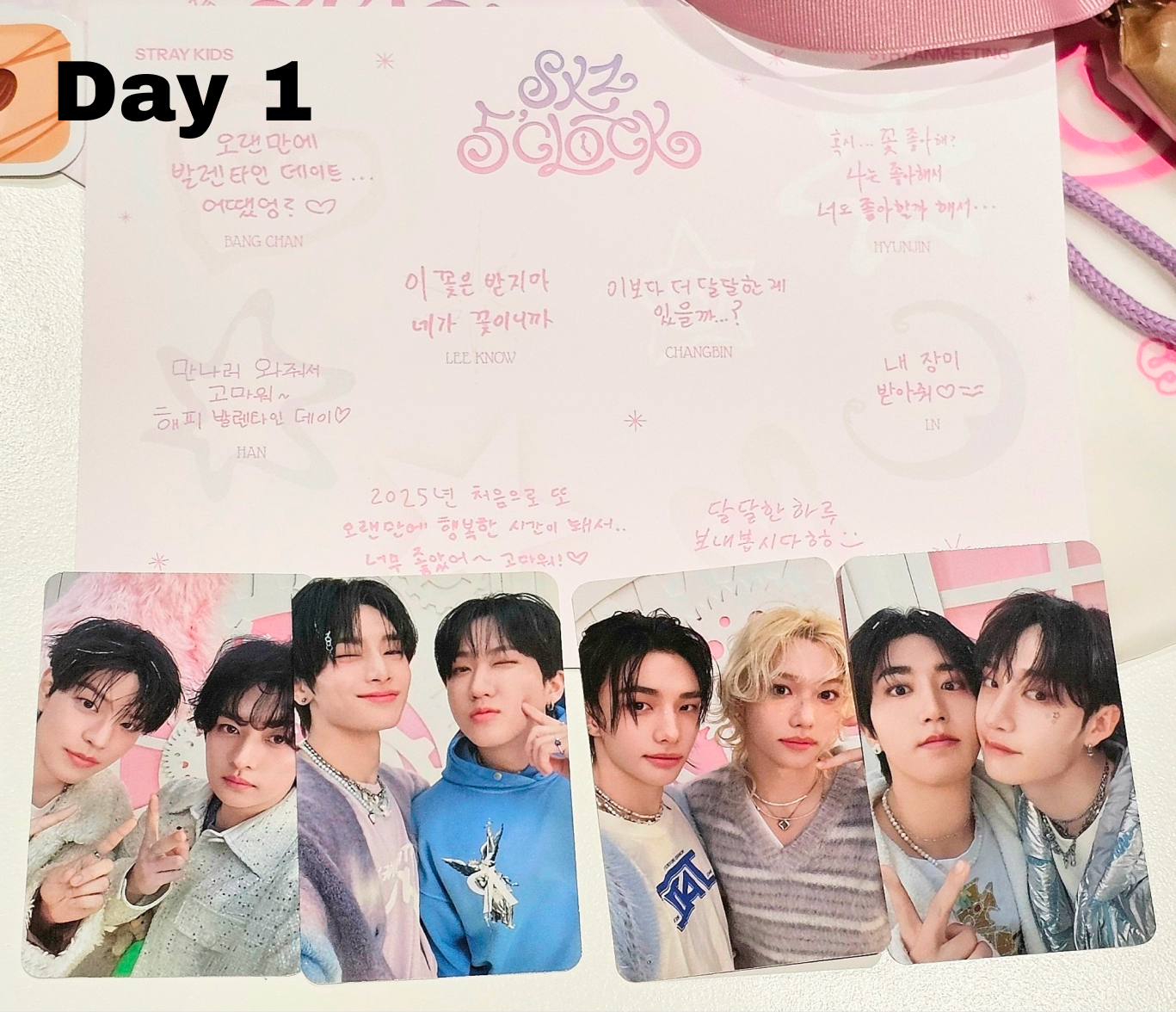 スキズ アイエン ペンミ トレカ 5'clock STAYZONE