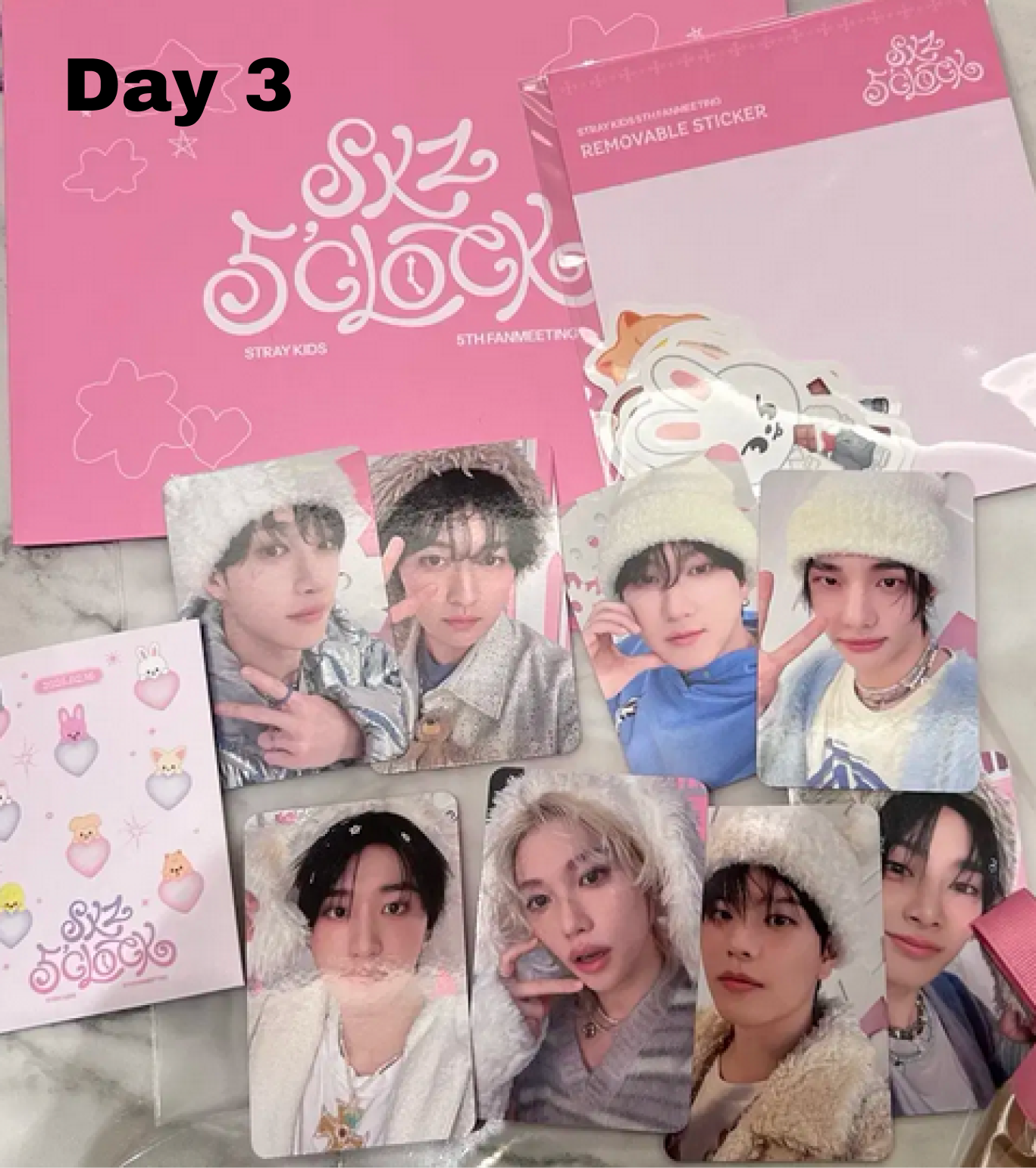 [ON HAND] Stray Kids 5TH FANMEETING SKZ 5'CLOCK OFFICIAL STAY ZONE PHOTOCARD