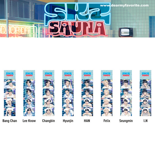 [PRE-ORDER EVENT] Stray Kids JAPAN POP UP STORE 2025 SKZ SAUNA OFFICIAL MD STICKER