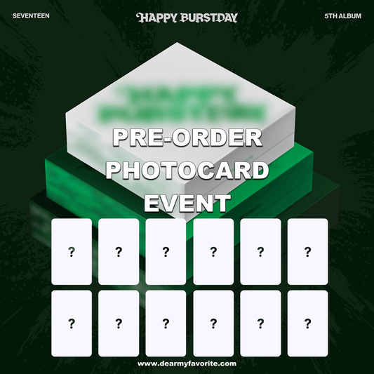 [PRE-ORDER BENEFIT] SEVENTEEN 5th Album HAPPY BURSTDAY