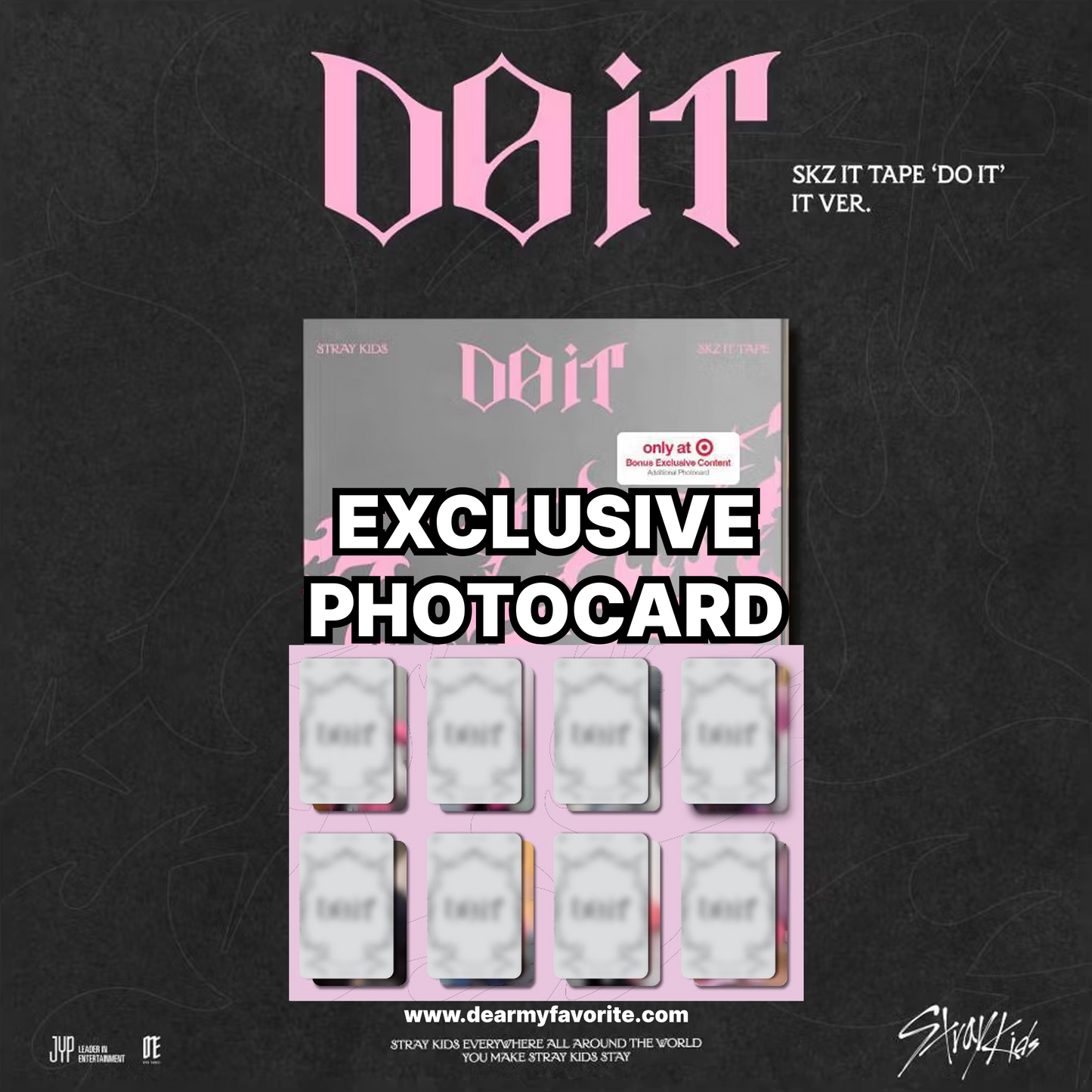[PRE-ORDER] Stray Kids SKZ IT TAPE DO IT (IT VER.) Target Exclusive
