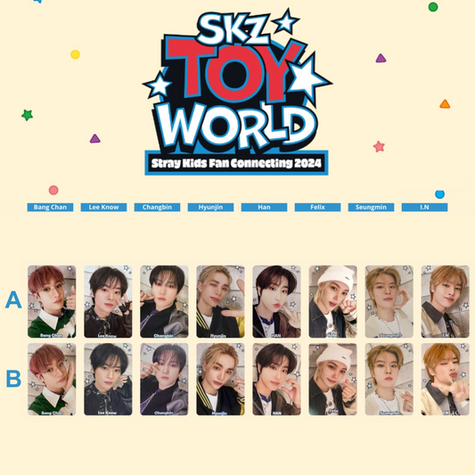 Stray Kids Fan Connecting 2024 SKZ TOY WORLD OFFICIAL BENEFIT PHOTOCARD