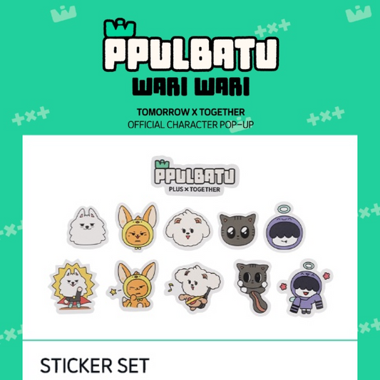 [PRE-ORDER] TOMORROW X TOGETHER Official Character POP-UP MERCH STICKER SET