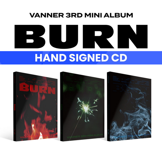 [PRE-ORDER BENEFIT] *SIGNED* VANNER 3RD MINI ALBUM BURN