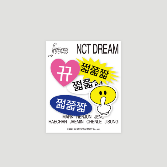 NCT DREAM [DREAM( )SCAPE ZONE] OFFICIAL 1ST MD REMOVABLE STICKER SET