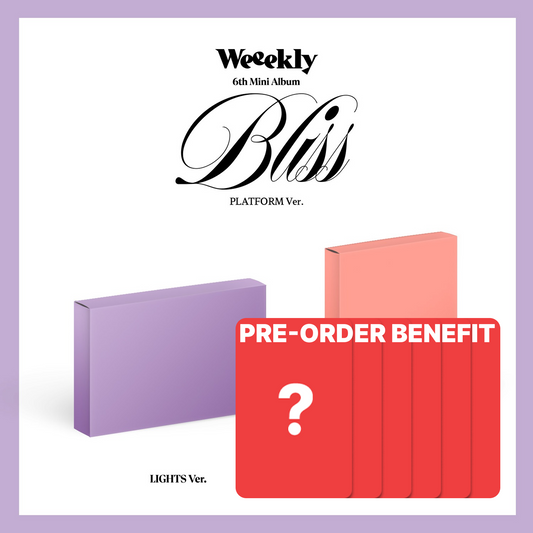 [PRE-ORDER BENEFIT] Weeekly 6th Mini Album Bliss (Platform Ver.)