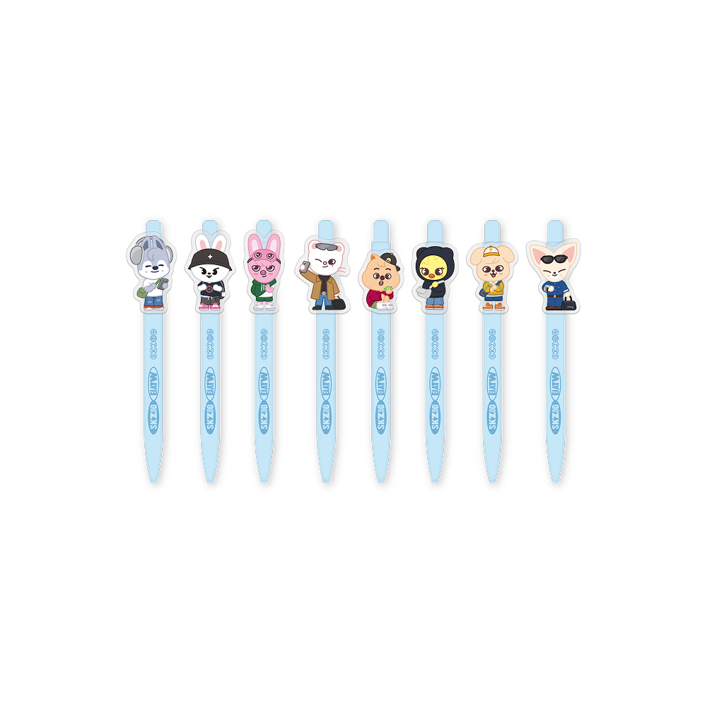 [FAST DELIVERY] Stray Kids SKZOO EVERYWHERE ALL AROUND THE WORLD in SEOUL POP-UP STORE OFFICIAL MD SKZOO ACRYLIC GEL PEN
