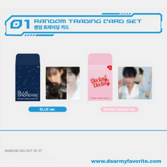 [PRE-ORDER EVENT] ZEROBASEONE BLUE PARADISE POP-UP STORE OFFICIAL MD RANDOM TRADING CARD SET