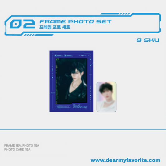 [PRE-ORDER EVENT] ZEROBASEONE BLUE PARADISE POP-UP STORE OFFICIAL MD FRAME PHOTO SET