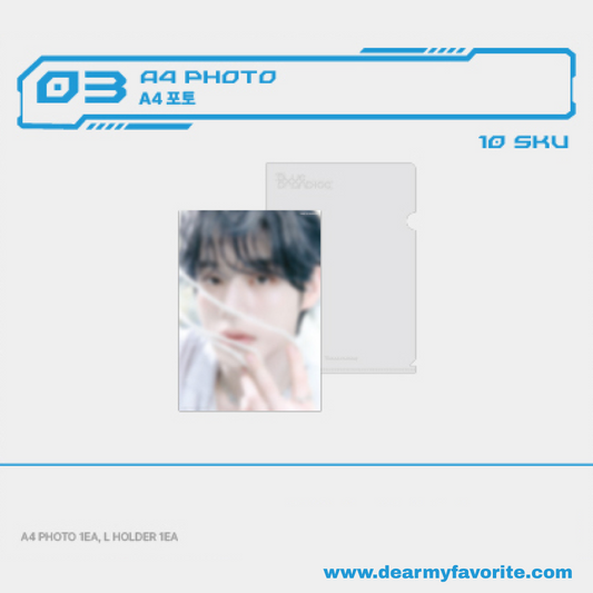 [PRE-ORDER EVENT] ZEROBASEONE BLUE PARADISE POP-UP STORE OFFICIAL MD A4 PHOTO