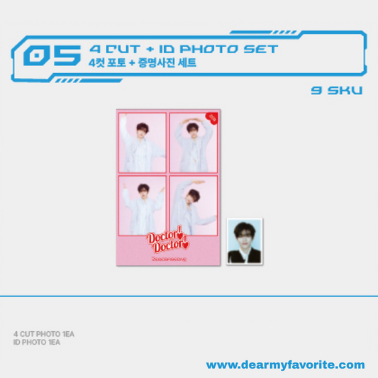 [PRE-ORDER EVENT] ZEROBASEONE BLUE PARADISE POP-UP STORE OFFICIAL MD 4 CUT + ID PHOTO SET