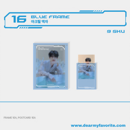 [PRE-ORDER EVENT] ZEROBASEONE BLUE PARADISE POP-UP STORE OFFICIAL MD BLUE FRAME