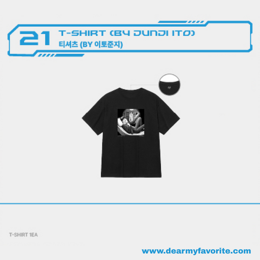 [PRE-ORDER EVENT] ZEROBASEONE BLUE PARADISE POP-UP STORE OFFICIAL MD T-SHIRT (BY JUNJI ITO)