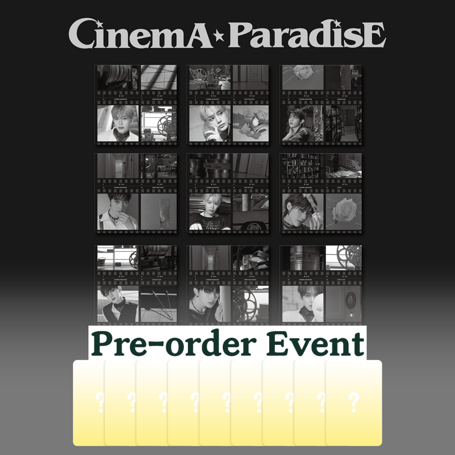 [PRE-ORDER BENEFIT] ZEROBASEONE The 4th Mini Album CINEMA PARADISE (DIGIPACK ver.)