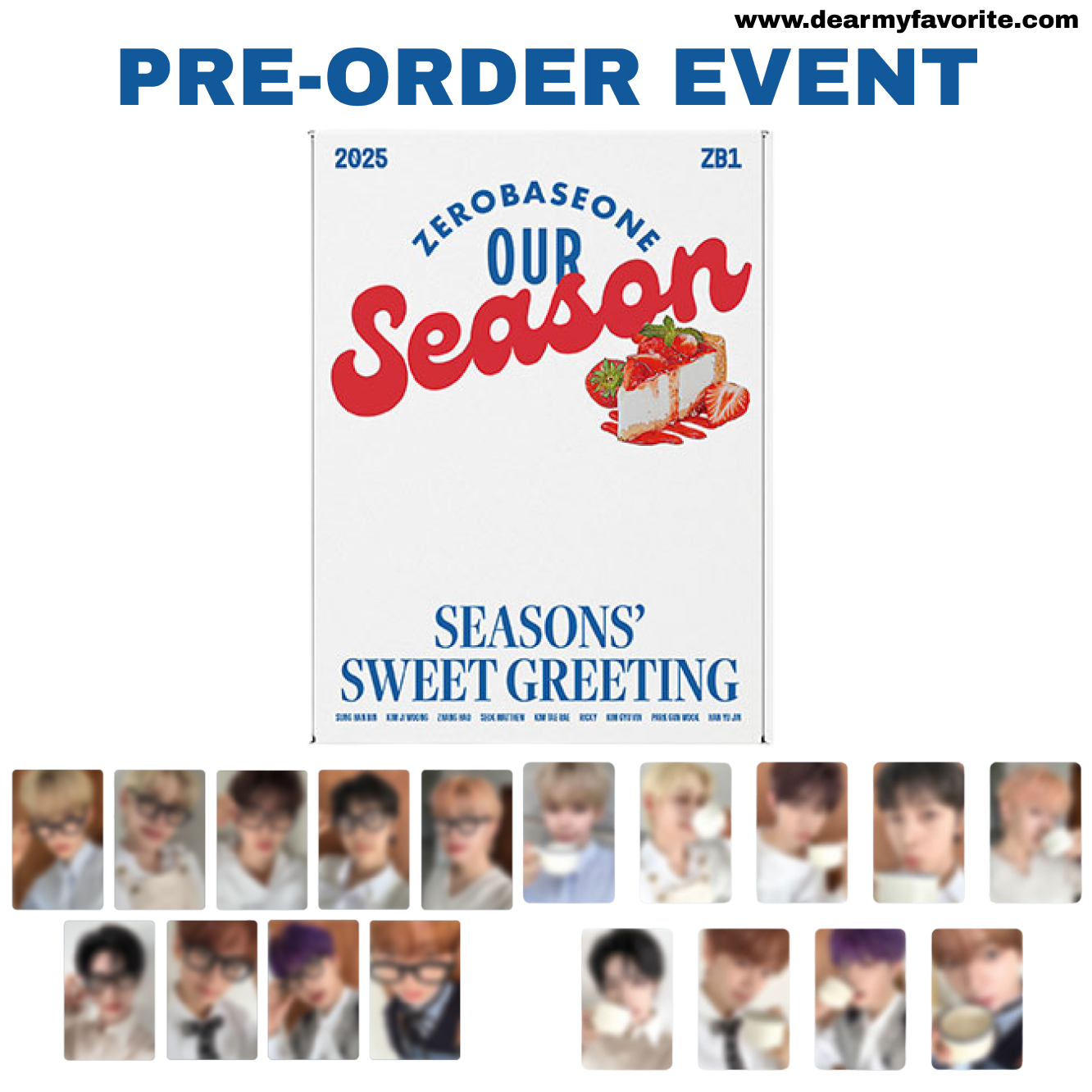 [PRE-ORDER BENEFIT] ZEROBASEONE 2025 SEASON’S GREETINGS OUR Season