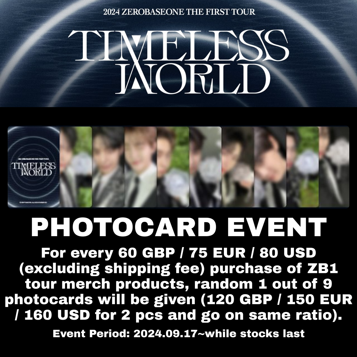 [PRE-ORDER EVENT] ZEROBASEONE TIMELESS WORLD IN SEOUL OFFICIAL MD LIGHT STICK STRAP