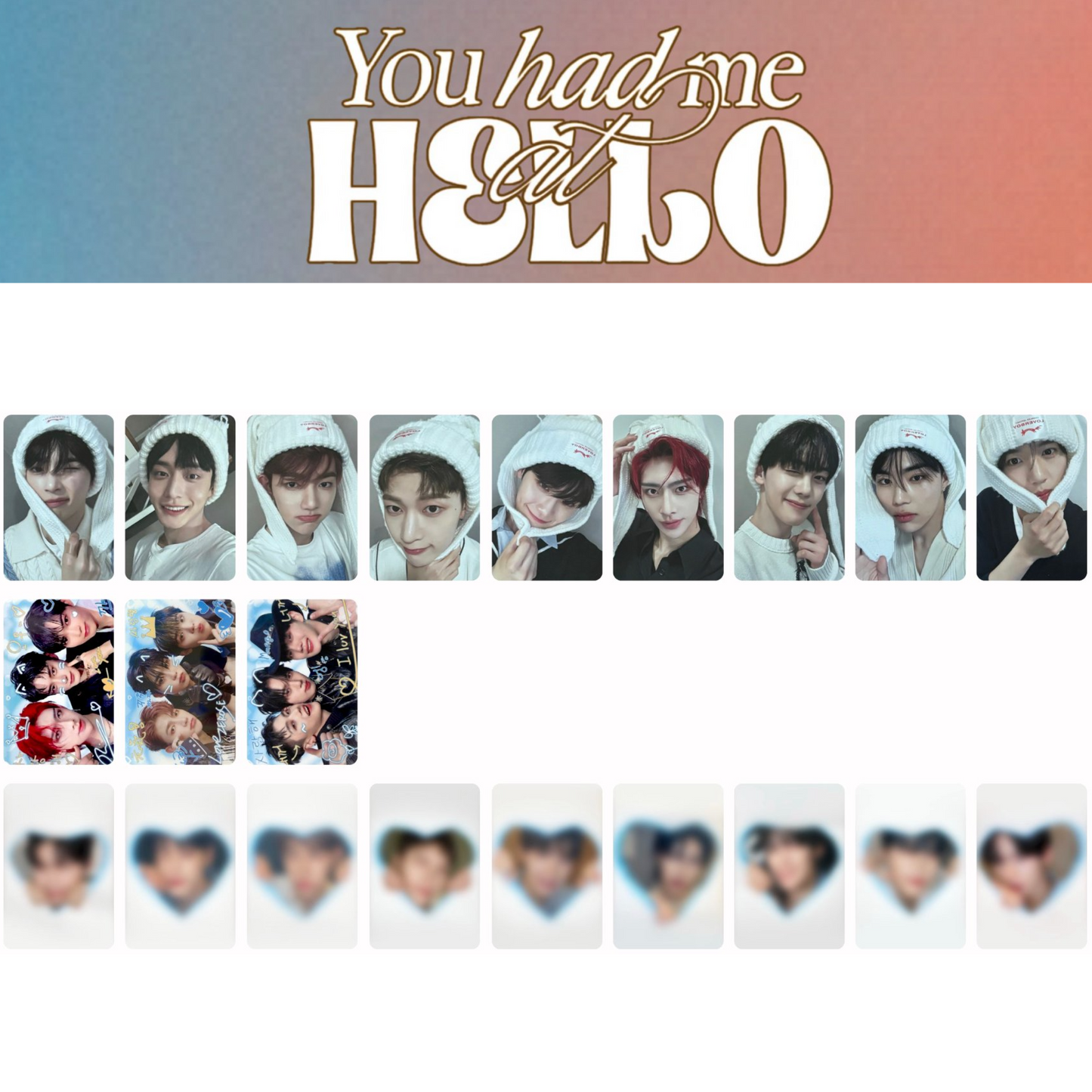 ZEROBASEONE You had me at HELLO ZEROSE POB PHOTOCARD